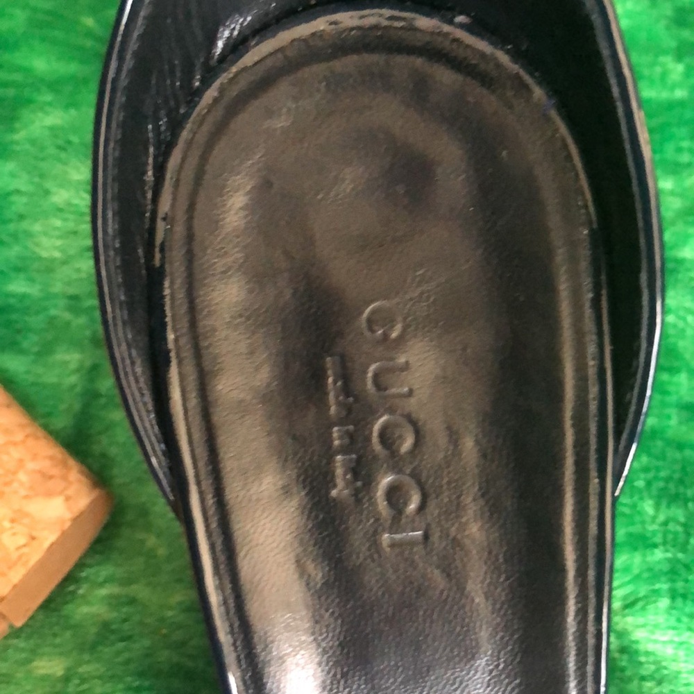 Authentic GUCCI WEDGE SANTANDER ANKLE STRAP - Picture 7 of 10